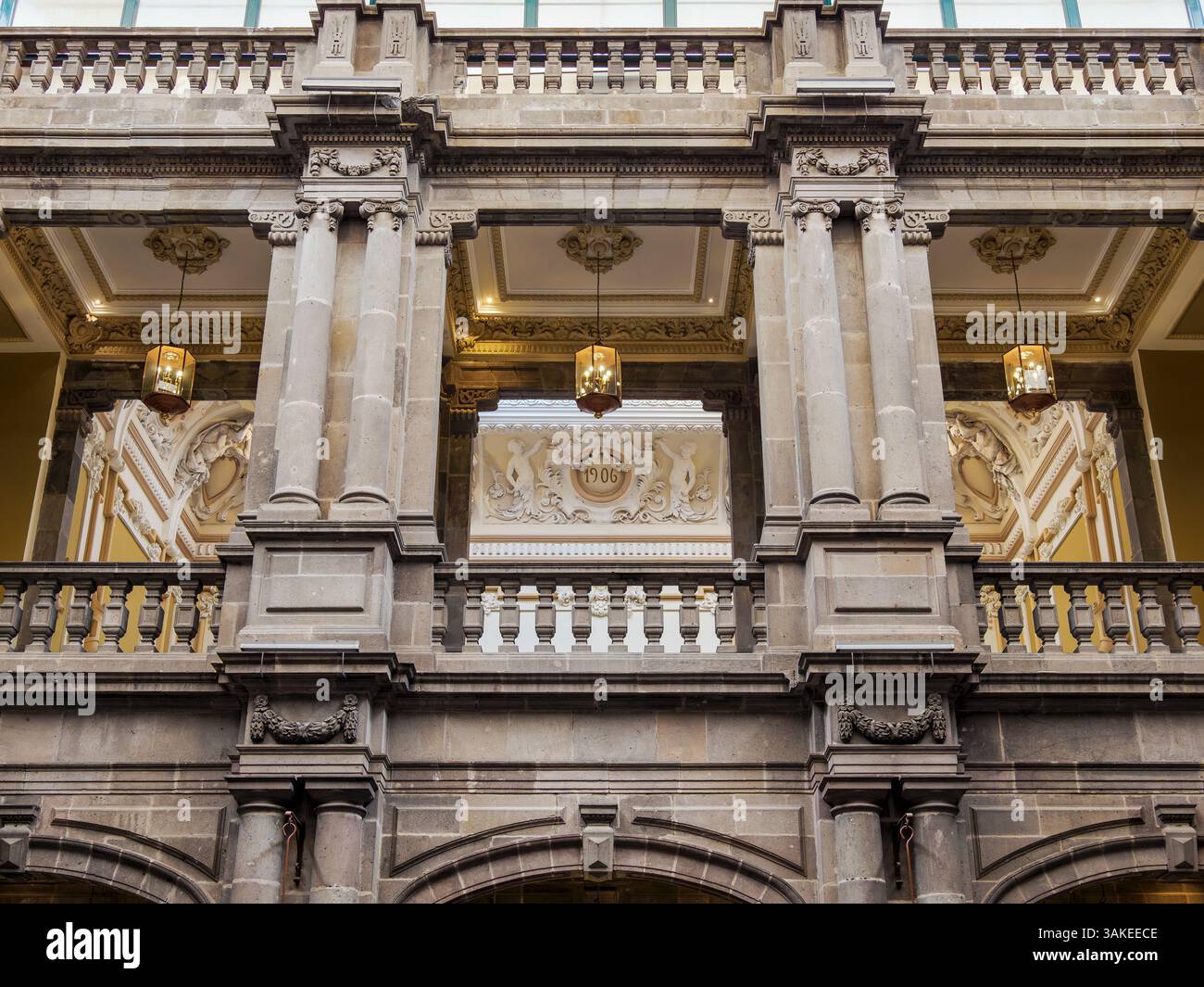 Municipio, interno, città di Puebla, Stato di Puebla, Messico Foto Stock