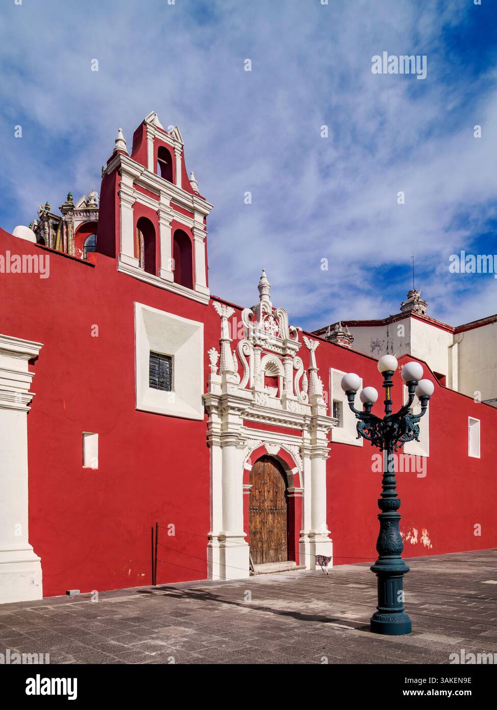 Cappella del Rosario, Chiesa di Santo Domingo de Guzman, città di Puebla, Stato di Puebla, Messico Foto Stock