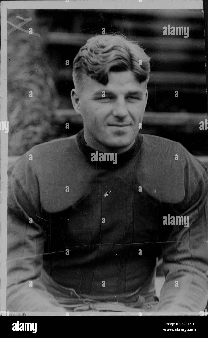 Bob Peplaw era un membro della squadra di football della University of Minnesota Gophers, contribuendo al successo della squadra durante il suo periodo con il programma. Foto Stock