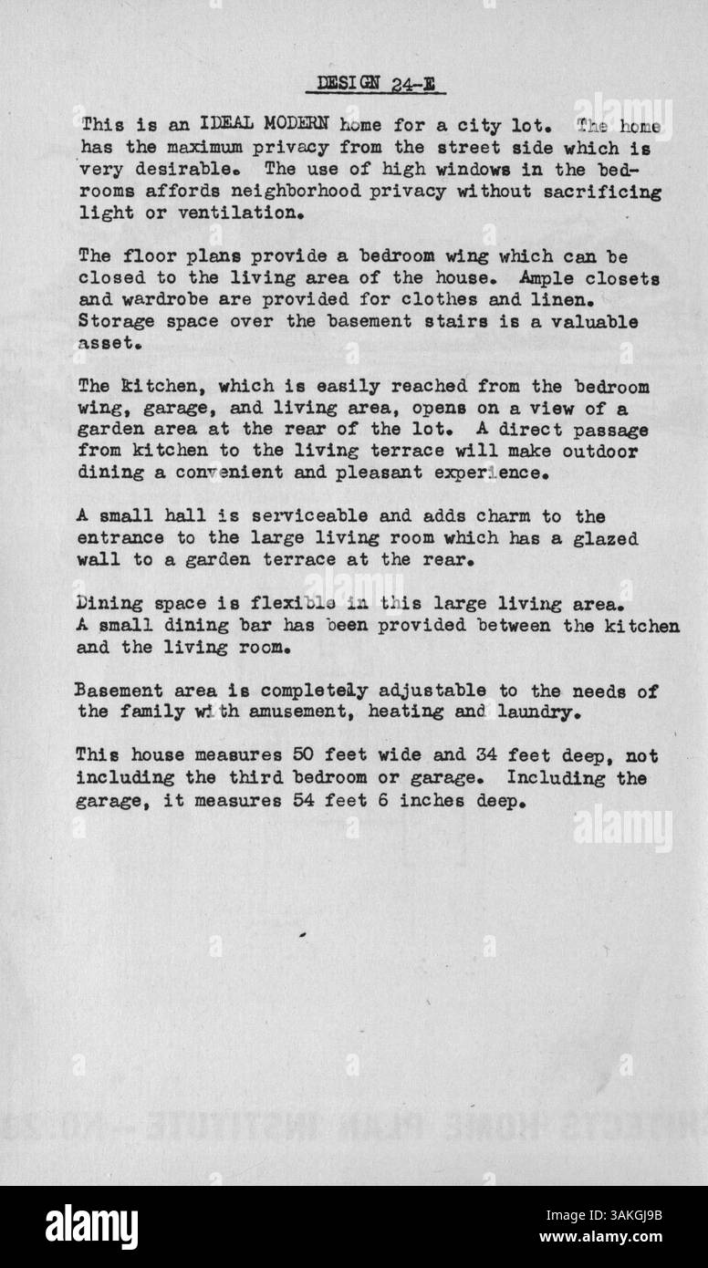 Northwest Homes, Libro 3 presenta 25 progetti di case dell'Architects Home Plan Institute, un collettivo di architetti di Minneapolis e St. Paul che ha creato piani di stock accessibili per piccole case progettate da architetti, disponibili al pubblico. Foto Stock