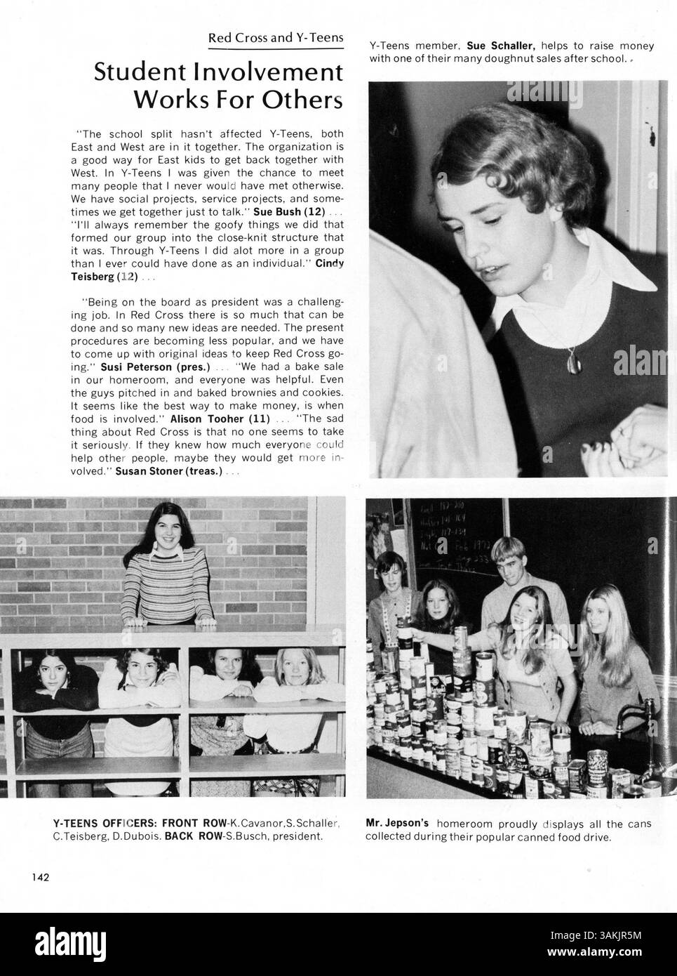 L'annuario della Edina East High School del 1973 documenta la vita di studenti e docenti, tra cui club, squadre sportive e eventi importanti dell'anno accademico 1972-1973, offrendo un'istantanea delle esperienze scolastiche. Foto Stock