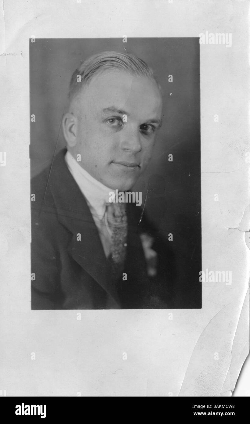 Ted Bergeson era un individuo notevole associato a una varietà di attività e contributi nella comunità locale. Il suo impatto e la sua presenza fanno parte della storia della zona. Foto Stock