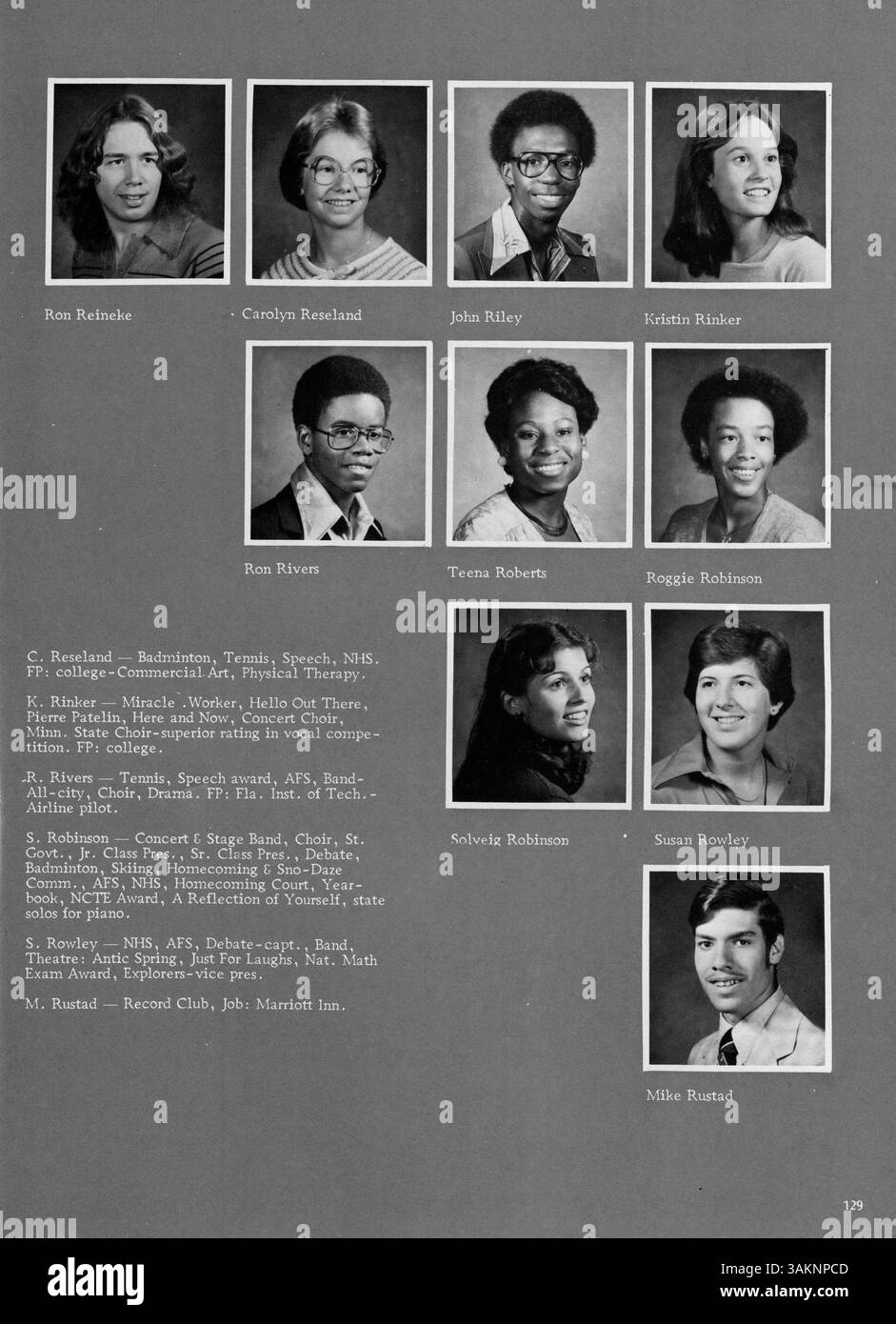 L'annuario "Centralian 1979: The Last of the 70s" offre una panoramica completa di studenti, docenti, club, atletica leggera e importanti eventi scolastici durante l'anno scolastico 1978-1979 alla Central High. Foto Stock
