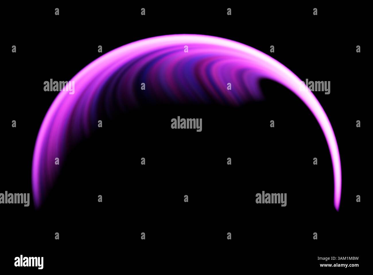 Moderno movimento astratto ad alta velocità delle luci. Movimento dinamico verde su sfondo nero. Perdite di luce, aura, scatti fantasma, percorsi vivaci a lunga esposizione. Illustrazione Vettoriale