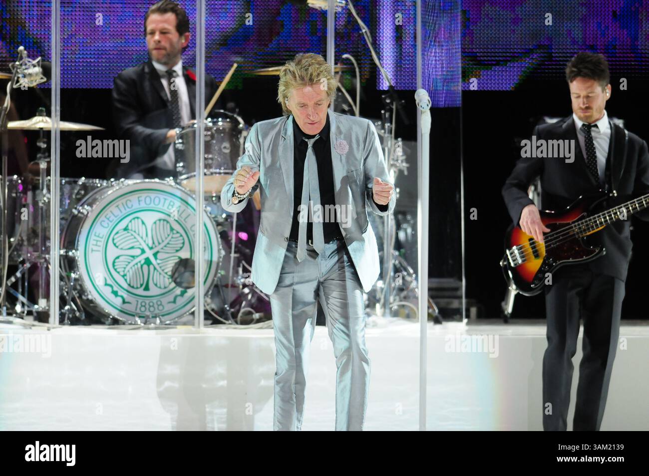 25 febbraio 2014 - Uruguay - Recital de Rod Stewart en el Estadio Centenario (immagine di credito: © El Pais/GDA/ZUMAPRESS.com) Foto Stock