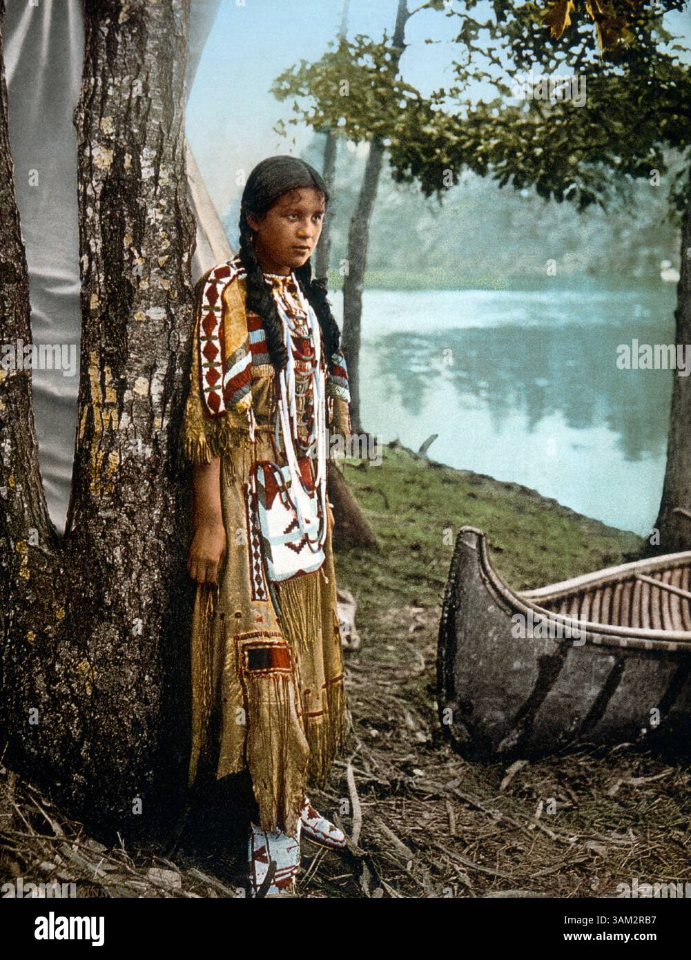 1 giugno 1900 - Minnehaha, Photochrome Print, circa 1904 (immagine di credito: © Glasshouse/ZUMAPRESS.com) Foto Stock