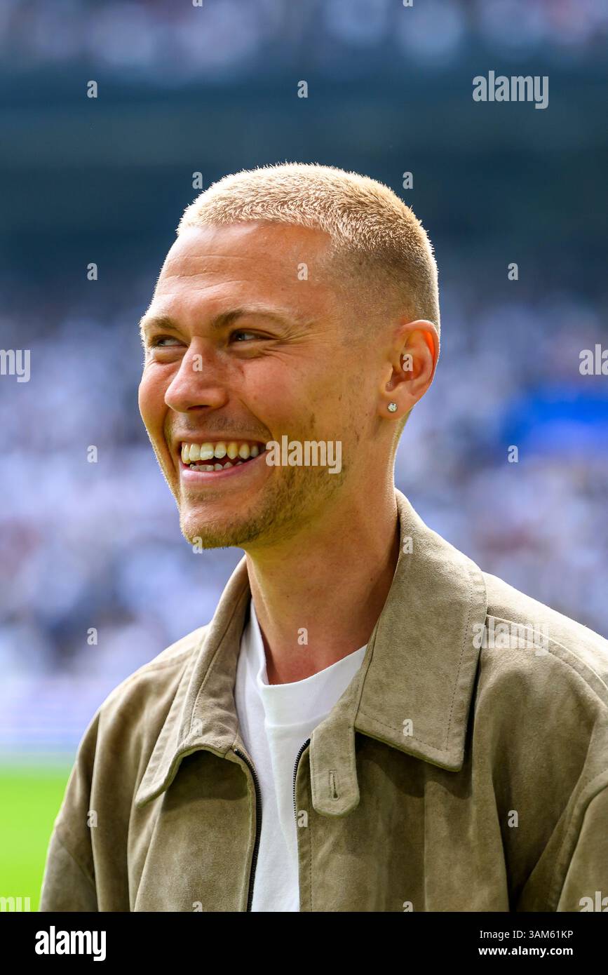 Viktor Fischer. Mesterskabsspillet - Superliga: FC København vs Brøndby IF - 13.04.2025. København, Danmark. 13 aprile 2025. Regno Unito: Superliga: FC COP Foto Stock