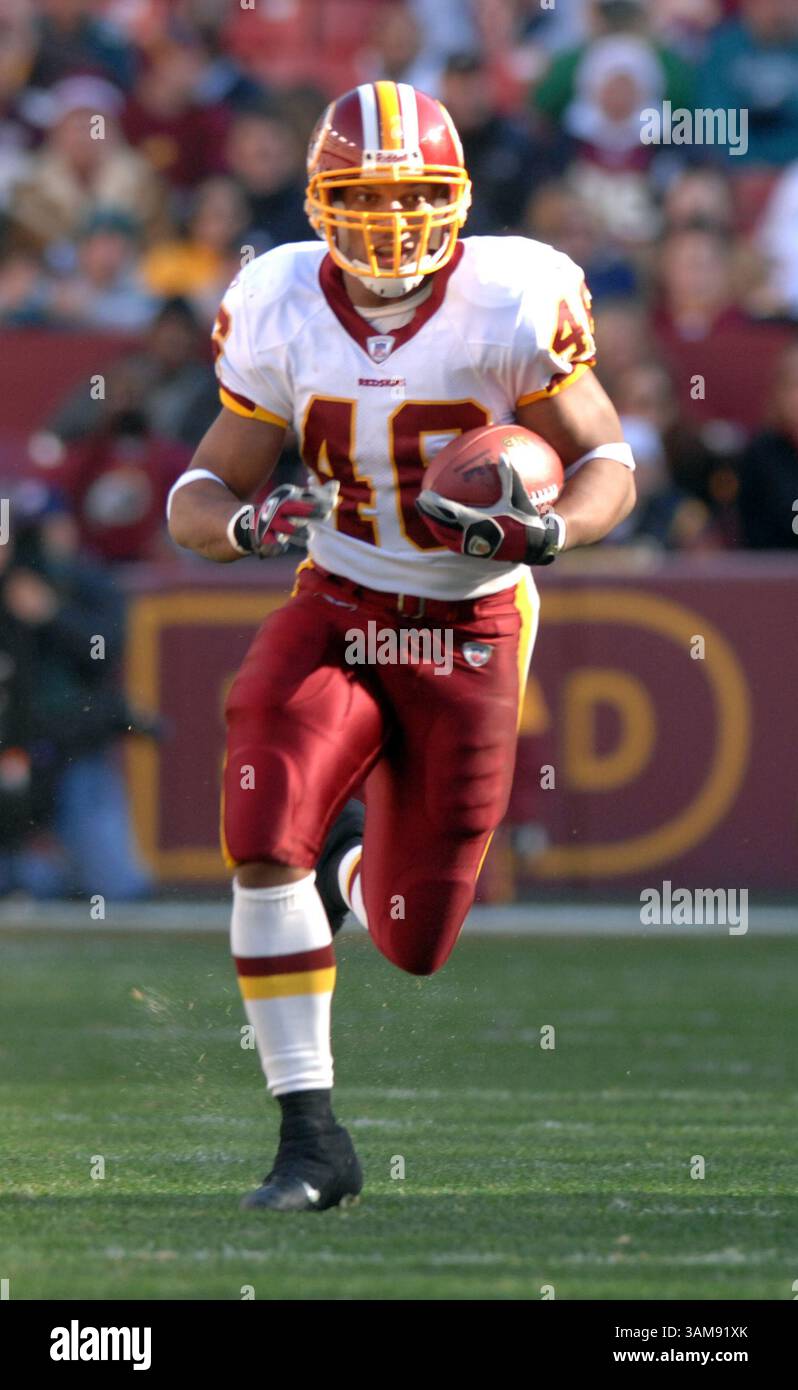 10 dicembre 2006 - Stati Uniti - Ladell Betts dei Washington Redskins viene mostrato durante una partita contro i Philadelphia Eagles domenica 10 dicembre 2006 a Landover, Maryland. (George Bridges/MCT) (immagine di credito: © George Bridges/mct/ZUMAPRESS.com) Foto Stock