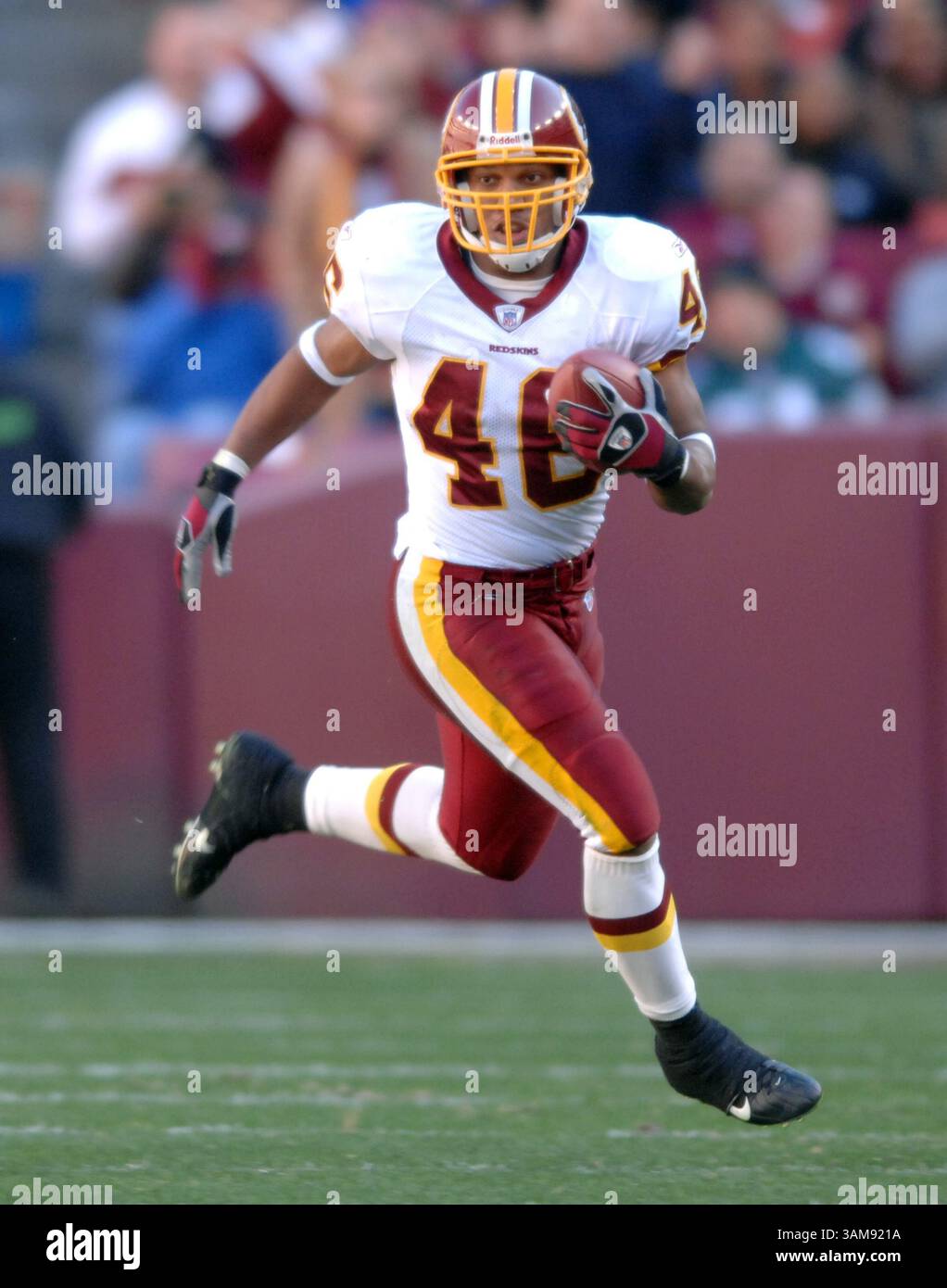10 dicembre 2006 - Stati Uniti - Ladell Betts dei Washington Redskins viene mostrato durante una partita contro i Philadelphia Eagles domenica 10 dicembre 2006 a Landover, Maryland. (George Bridges/MCT) (immagine di credito: © George Bridges/mct/ZUMAPRESS.com) Foto Stock
