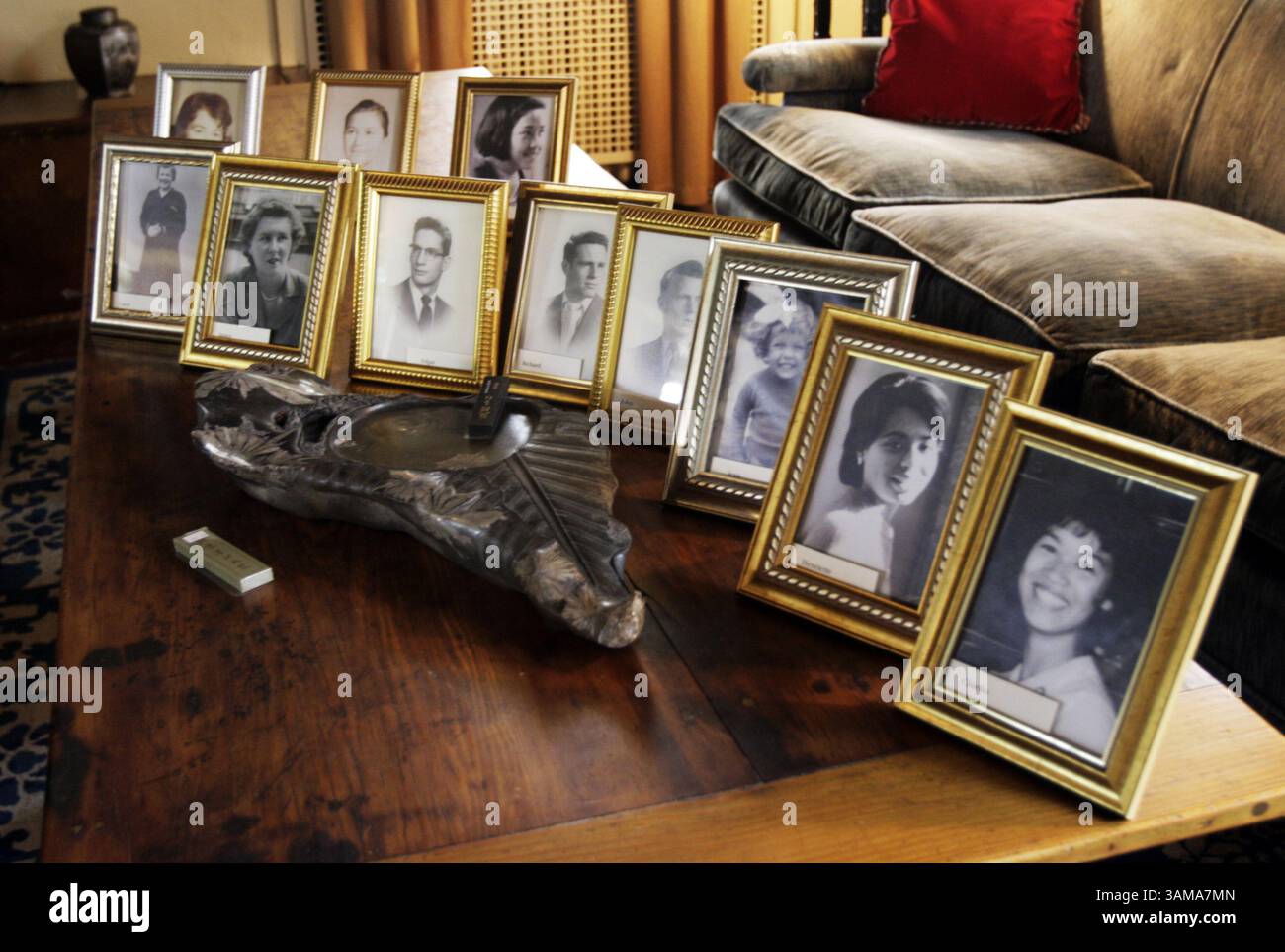 28 giugno 2007 - Stati Uniti - foto dei bambini di Pearl Buck in mostra nella casa di Pearl Buck che ora è un museo. (Laurence Kesterson/Philadelphia Inquirer/MCT) (immagine di credito: © Laurence Kesterson/mct/ZUMAPRESS.com) Foto Stock