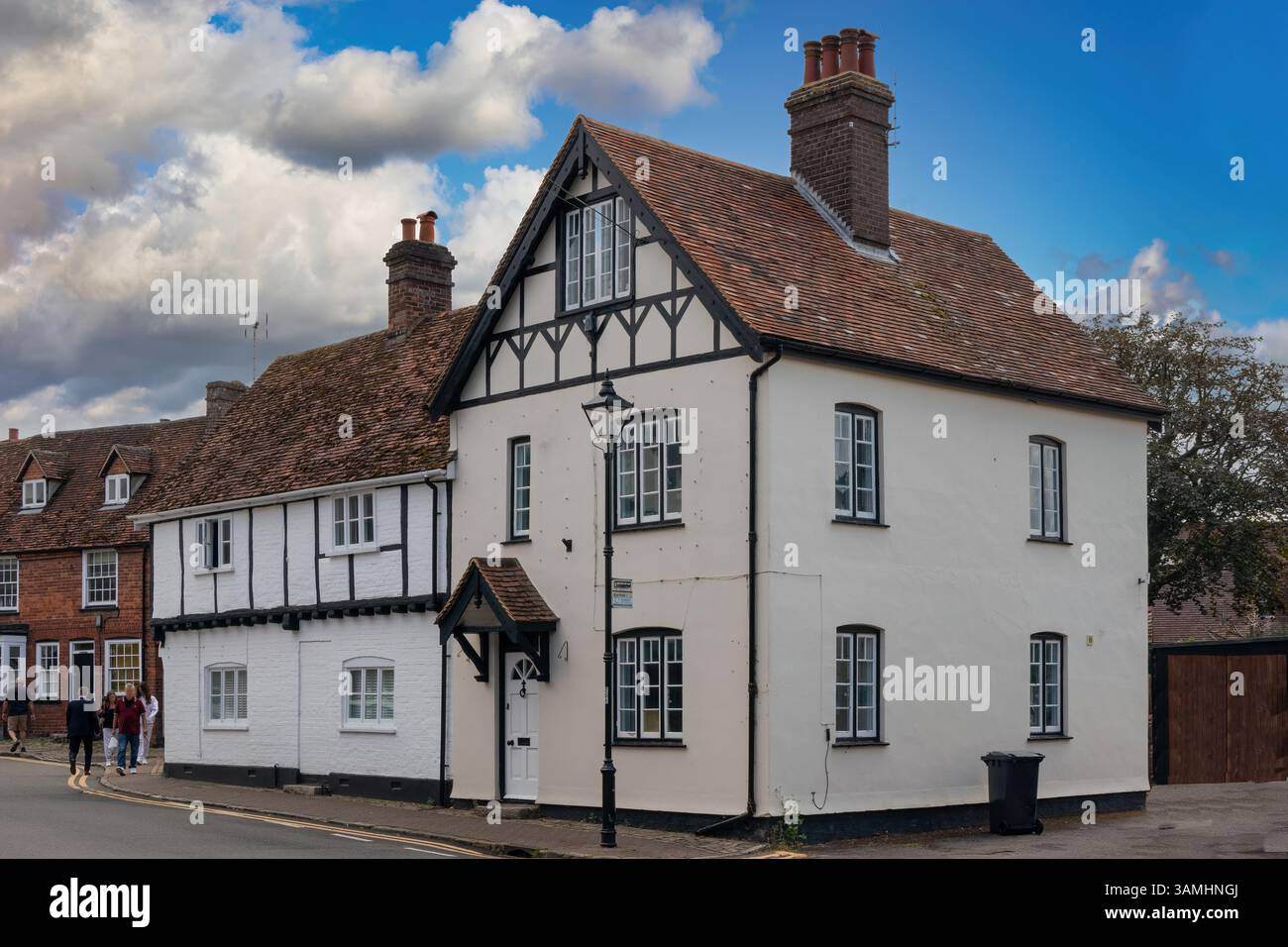 Edifici elencati a Church Street, Princes Risborough, Buckinghamshire, Inghilterra Foto Stock