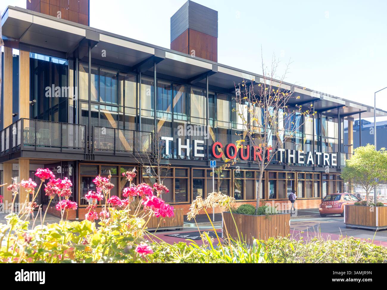 The Court Theatre, Gloucester Street, Christchurch Central City, Christchurch (Ōtautahi), Canterbury, nuova Zelanda Foto Stock