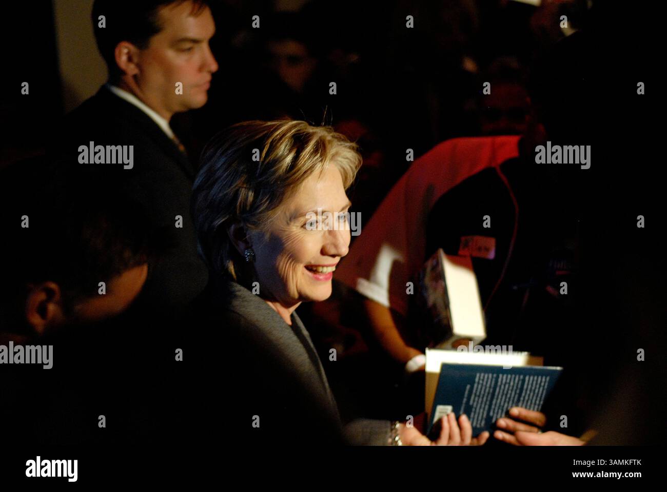 Campagne di Hillary Clinton in Iowa Foto Stock