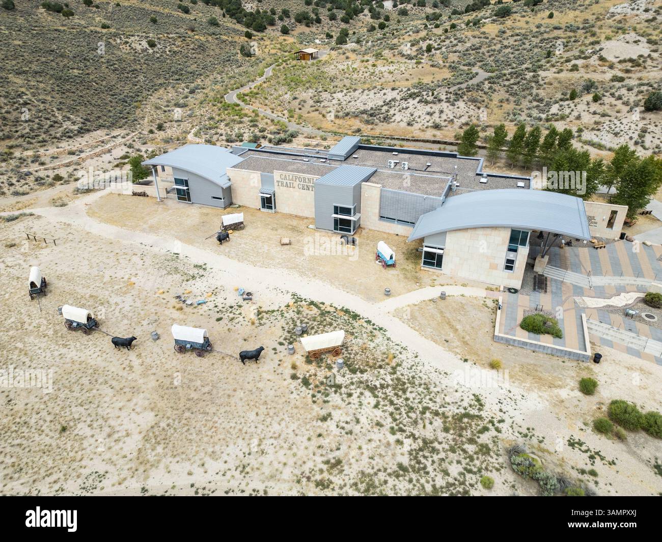 California Trail Interpretive Center, museo storico, Elko, Nevada, Stati Uniti Foto Stock
