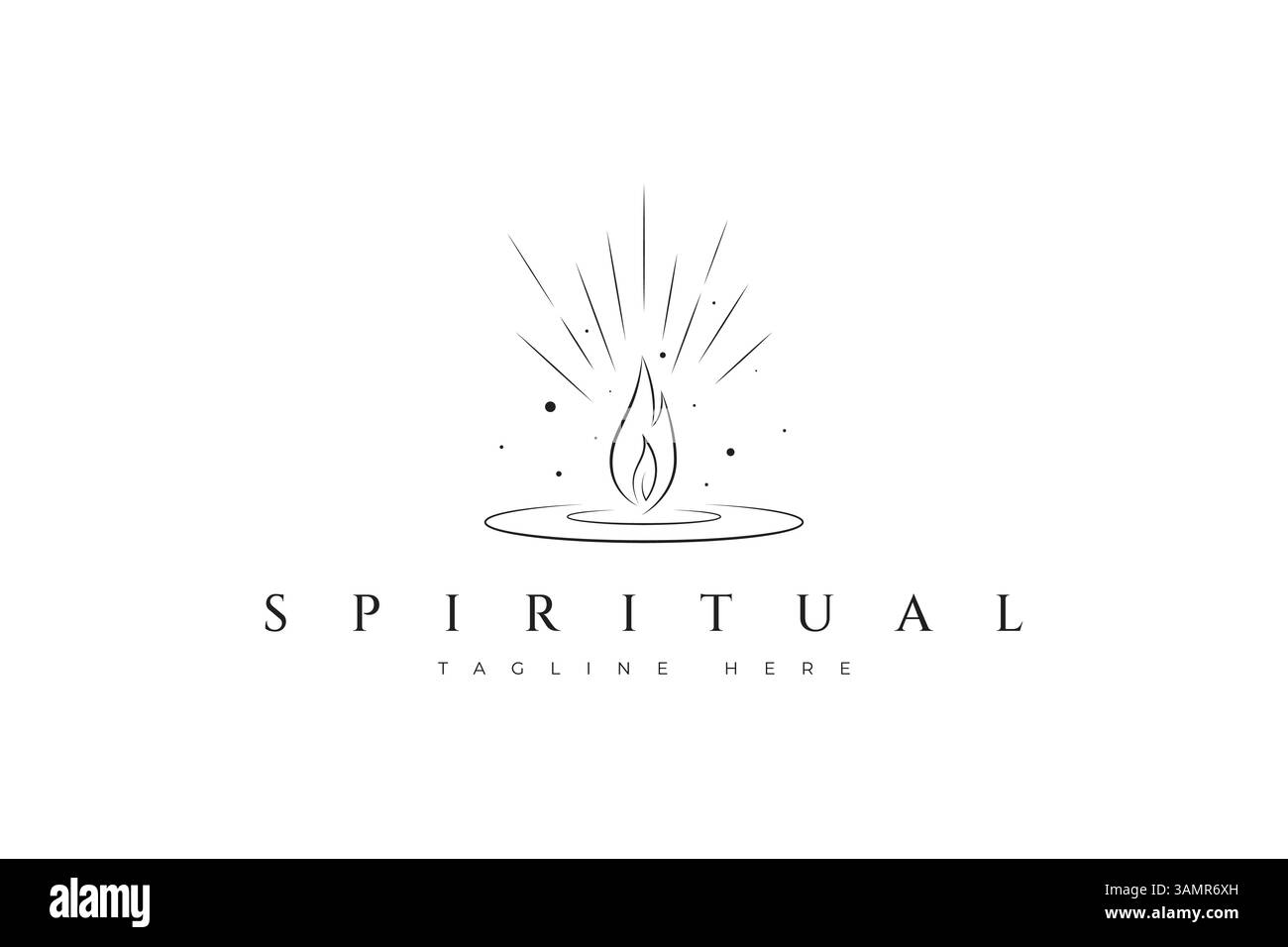 Logo Meditation relax Geometry Sacred Geometry Illustrazione Vettoriale