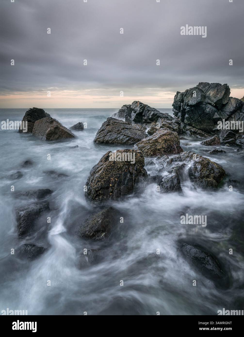 Porthbeer Cove, Coverack, Cornovaglia Foto Stock