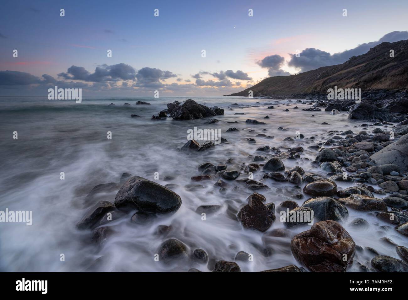Porthbeer Cove, Coverack, Cornovaglia Foto Stock