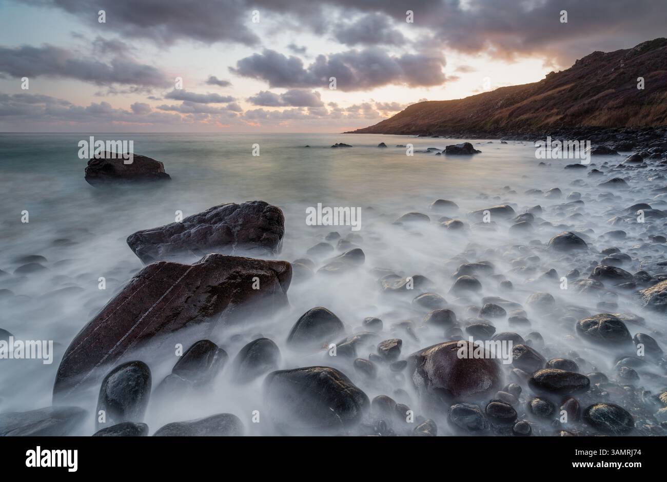 Porthbeer Cove, Coverack, Cornovaglia Foto Stock