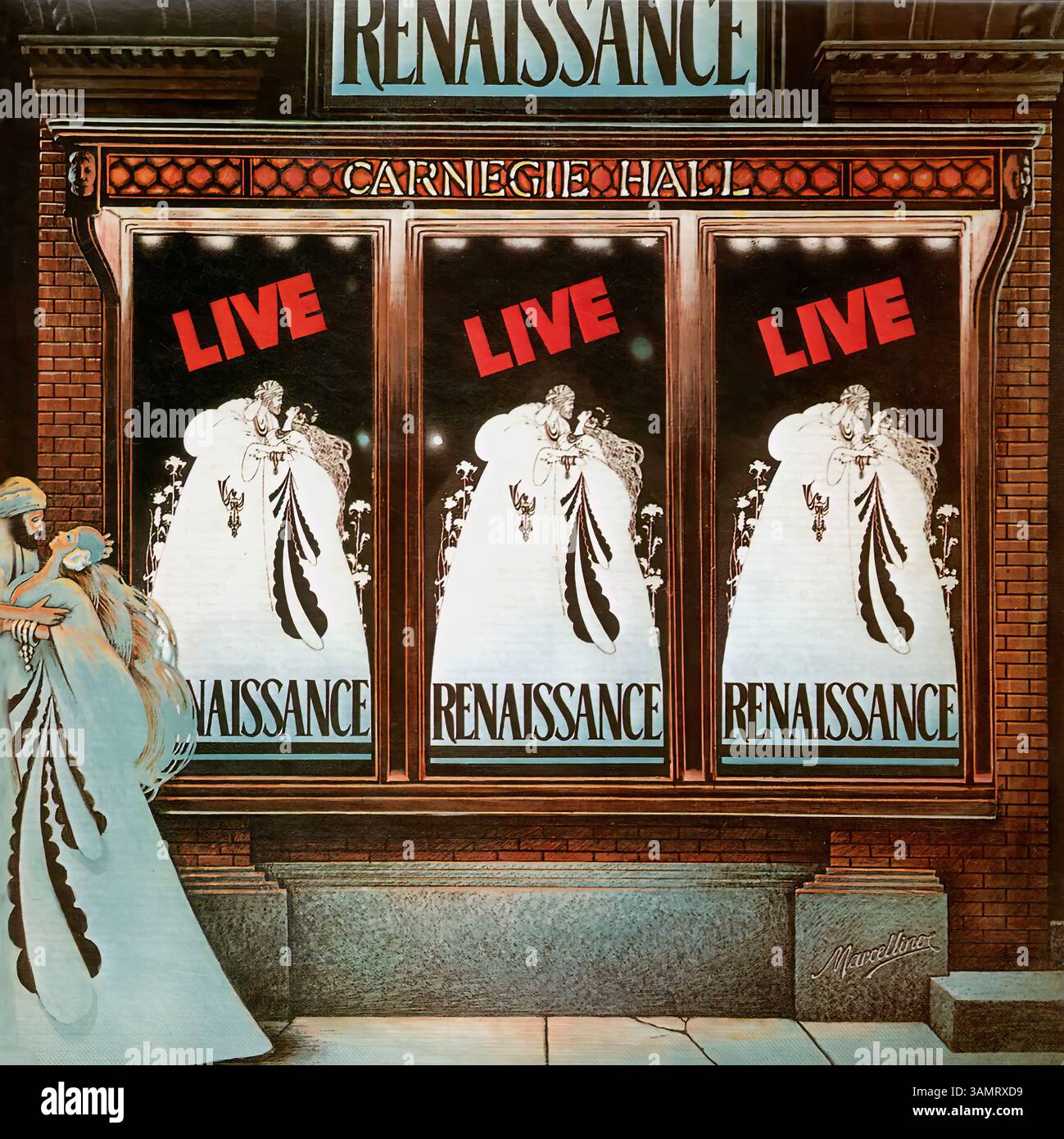 Renaissance - Live at Carnegie Hall - copertina in vinile d'epoca Foto Stock
