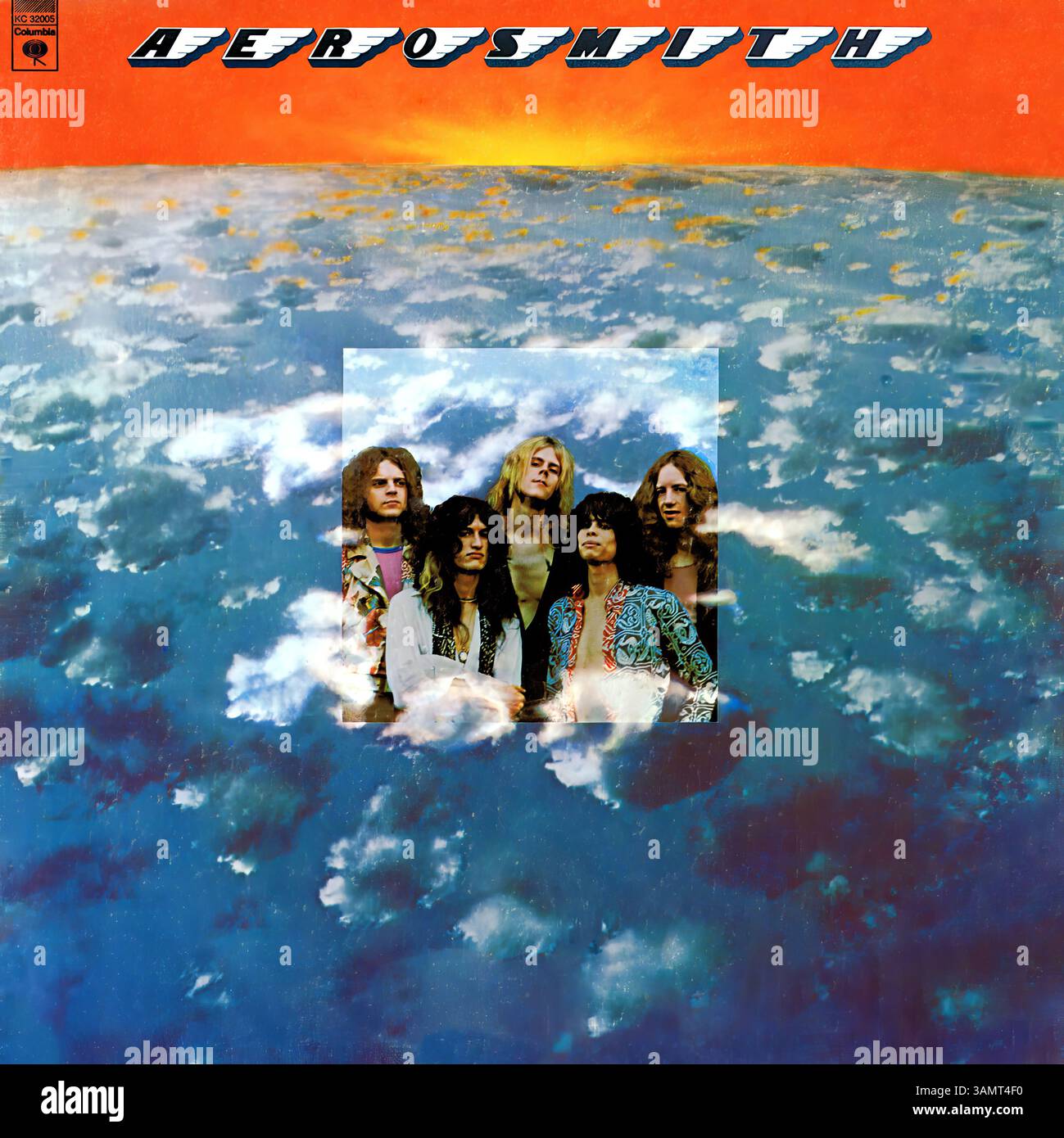 Aerosmith - Aerosmith - copertina in vinile vintage Foto Stock