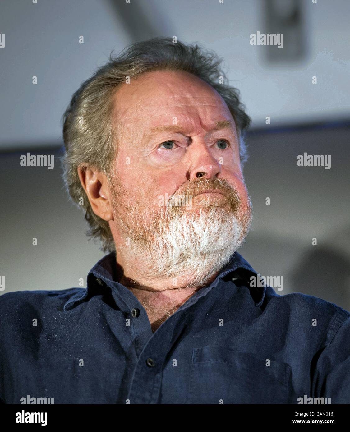Ridley Scott. Ritratto del regista inglese, Sir Ridley Scott (1937) nel 2015 Foto Stock