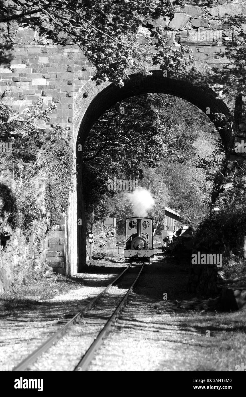'Elidir' al Vivan Arch, vicino a Gilfach DDU. Foto Stock