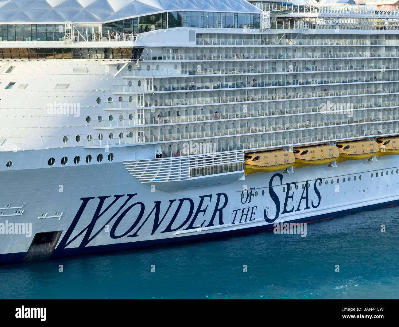 Wonder of the Seas, nave da crociera Royal Caribbean Foto Stock