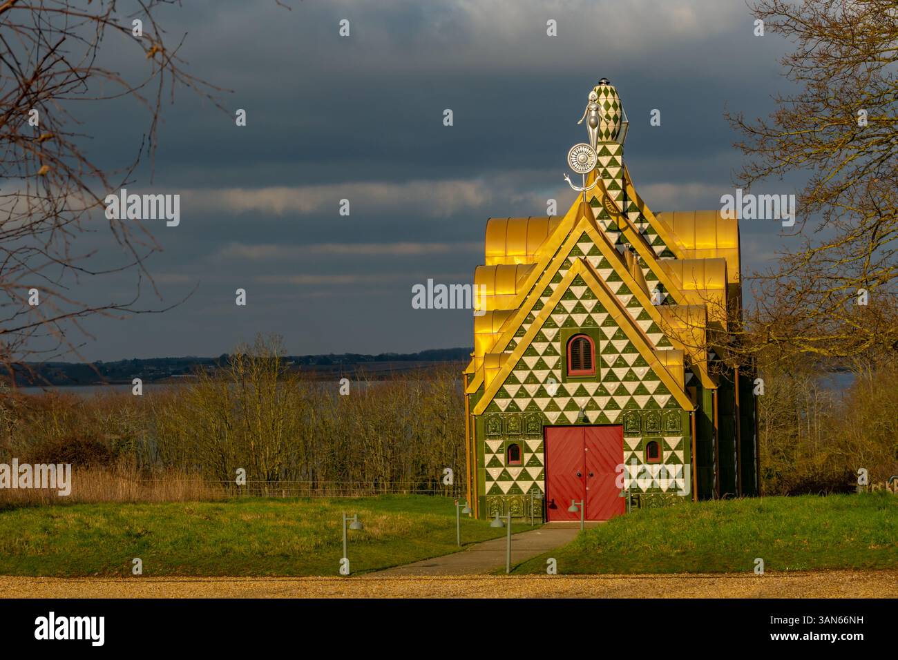 A House for Essex di FAT Architecture e Grayson Perry a Wrabness Essex Foto Stock