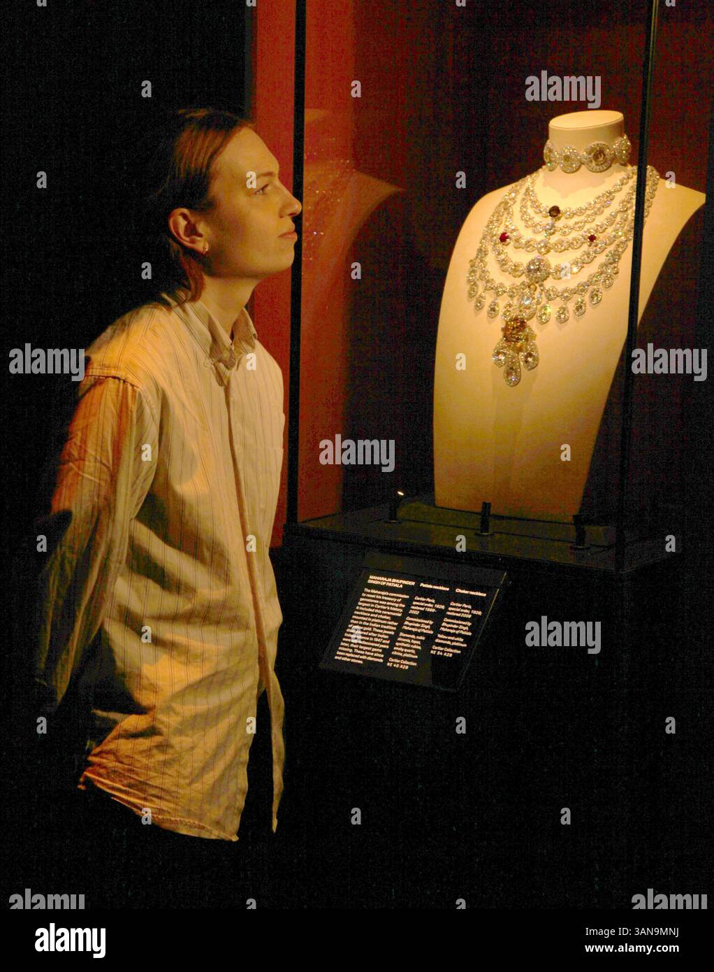 Londra, Regno Unito. Uno degli oggetti della mostra Cartier al Victoria & Albert Museum (V&A). Apre dal 12 aprile 2025 al 16 novembre 2025. 9 aprile 2025. Rif: LMK11-S100425-001 Steve Bealing/Landmark Media WWW.LMKMEDIA.COM Foto Stock