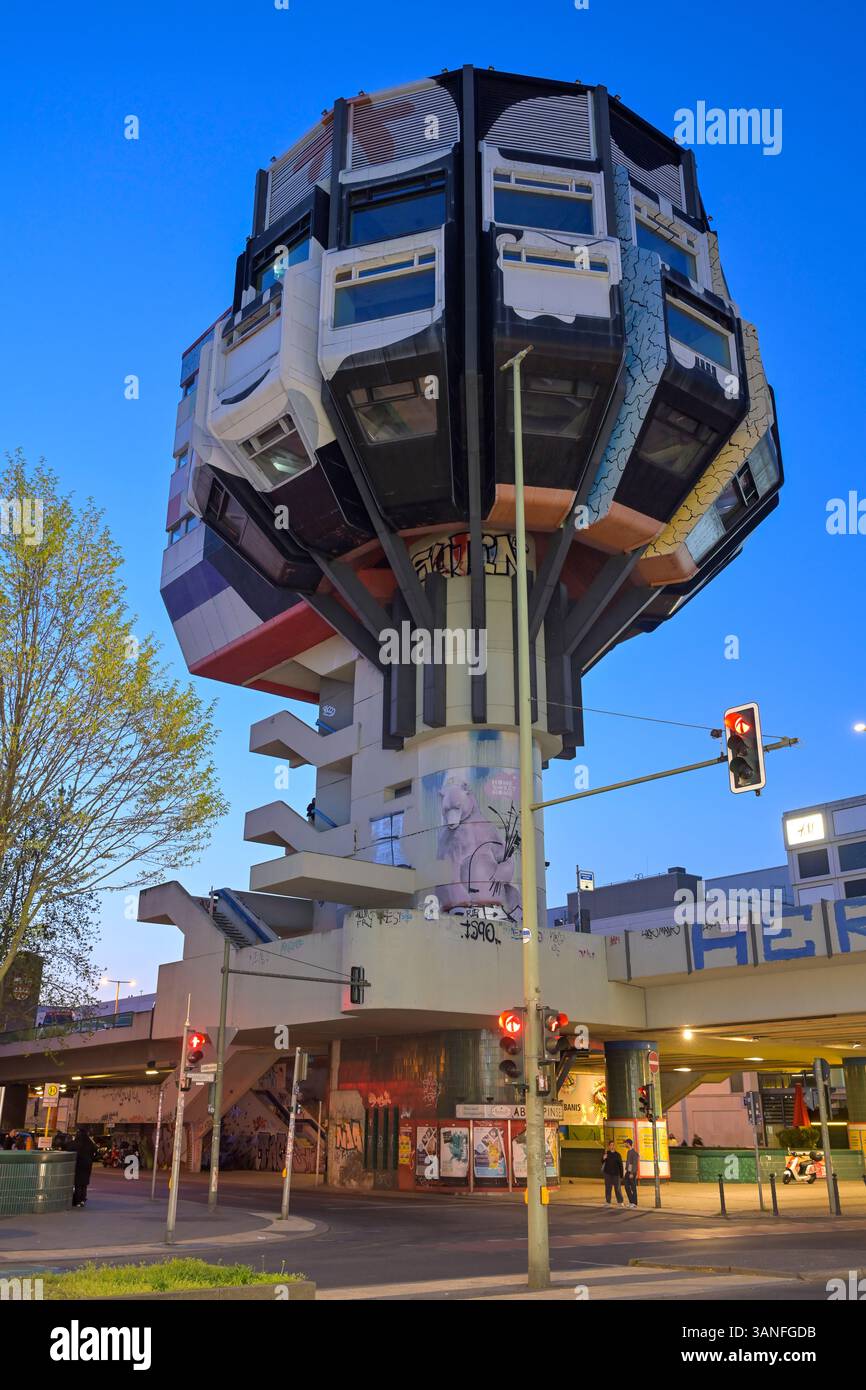 Bierpinsel, Schloßstraße, Steglitz, Steglitz-Zehlendorf, Berlino, Germania Foto Stock