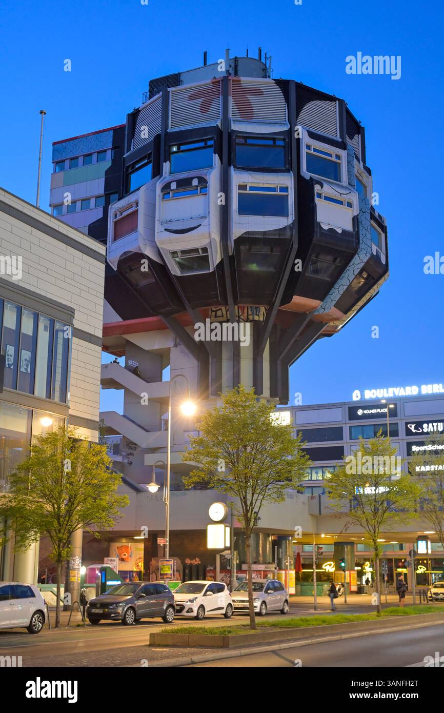 Bierpinsel, Schloßstraße, Steglitz, Steglitz-Zehlendorf, Berlino, Germania Foto Stock