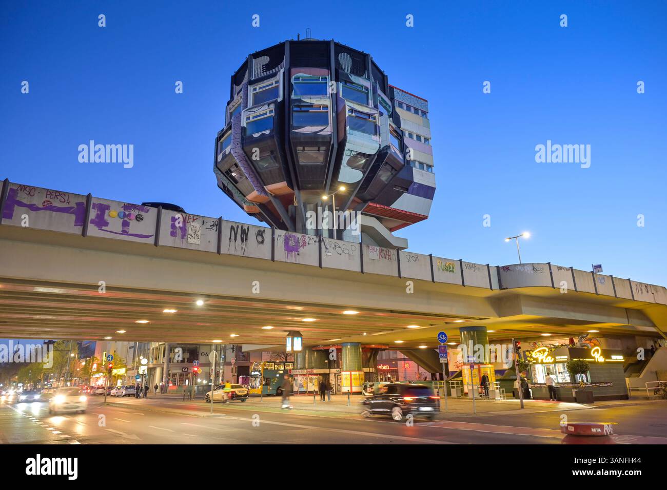 Bierpinsel, Schloßstraße, Steglitz, Steglitz-Zehlendorf, Berlino, Germania Foto Stock