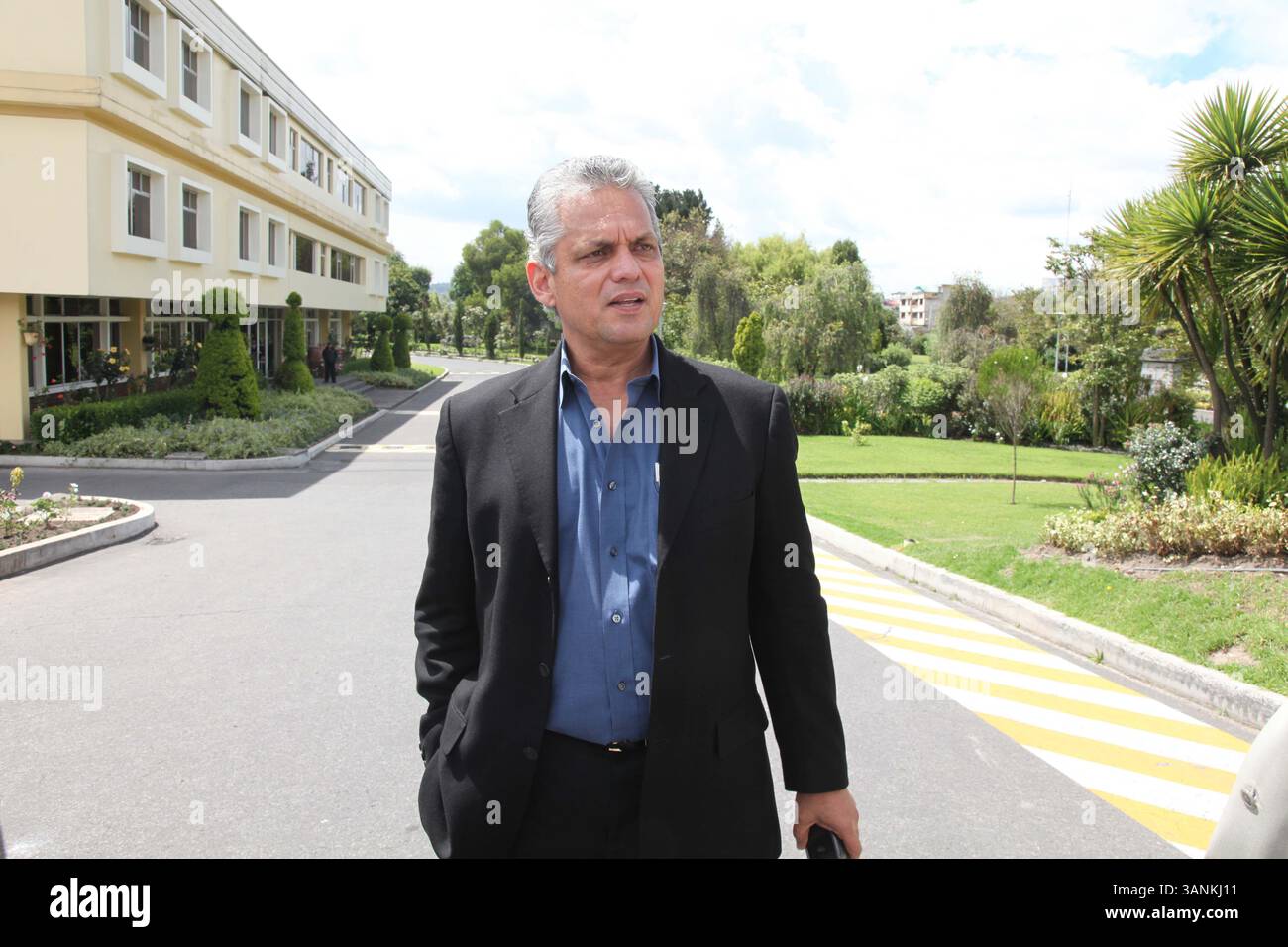 19 giugno 2011 - Quito, Pichincha, Ecuador - Quito, Ecuador..15/06/2011..Deportes...Entrevista al Director tÃ©cnico de la selecciÃ³n ecuatoriana de futbol Reinaldo Rueda, en este diario /Alfredo Lagla (immagine di credito: © El Comercio/GDA/ZUMAPRESS.com) Foto Stock