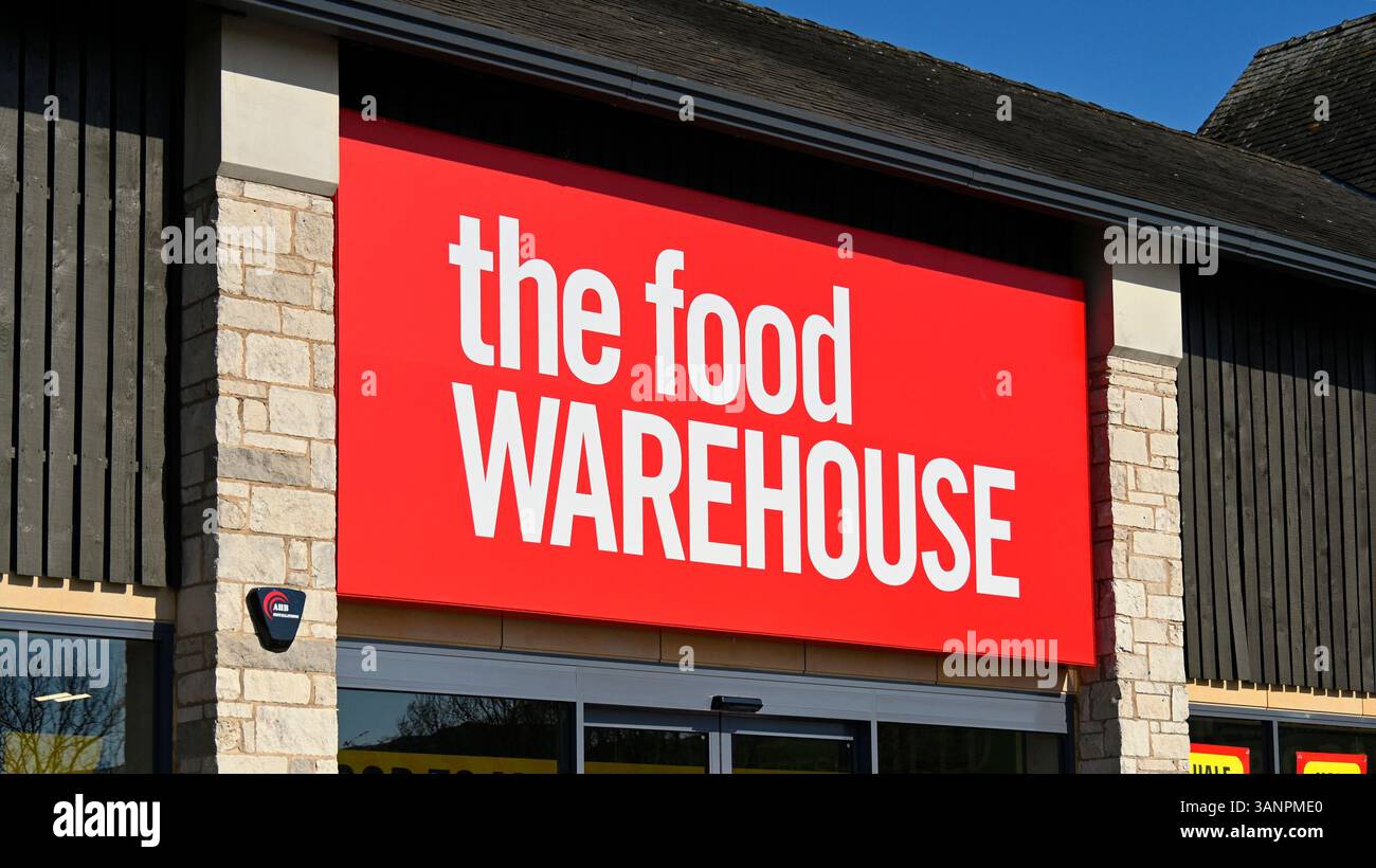 Il Food Warehouse. The Old Showground, Kendal, Cumbria, Inghilterra, Regno Unito, Europa. Foto Stock