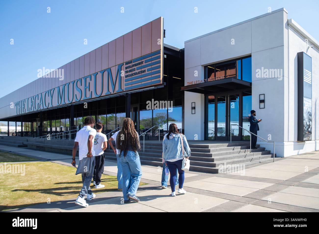 Montgomery, Alabama - The Legacy Museum, un progetto della Equal Justice Initiative. Il museo esplora la storia e l'eredità della schiavitù nell'Unite Foto Stock