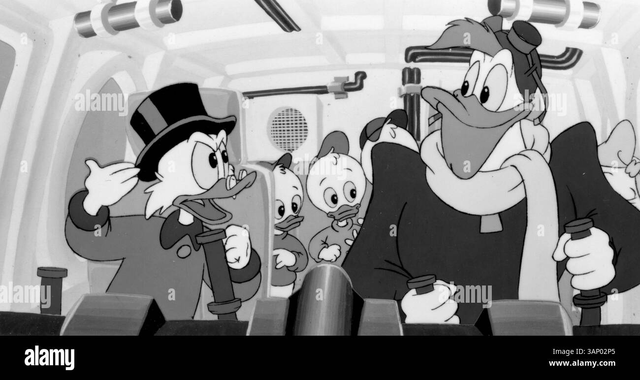 25 LUGLIO 2005 - A6377.DUCK TALES THE MOVIE. ANCORA TV-FILM . FORNITO DA HUEY. DEWEY .LOUIE.SCROOGE MCDUCK. LAUCHPAD MCQUACK(immagine di credito: © Globe Photos/ZUMAPRESS.com) Foto Stock