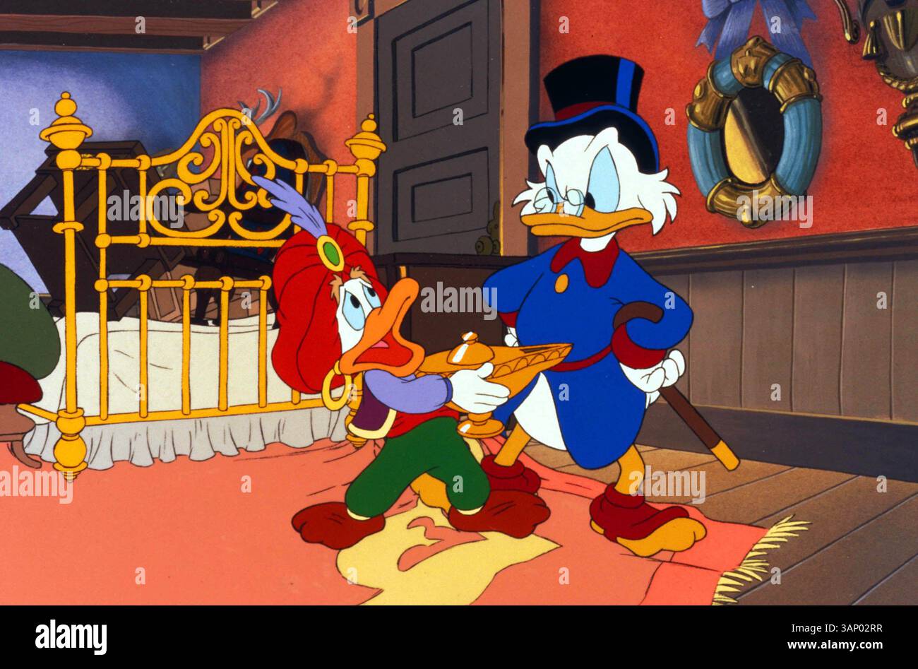 25 LUGLIO 2005 - A6377.DUCK TALES THE MOVIE. ANCORA TV-FILM . FORNITO DA DONALD DUCK. SCROOGE MCDUCK (immagine di credito: © Globe Photos/ZUMAPRESS.com) Foto Stock