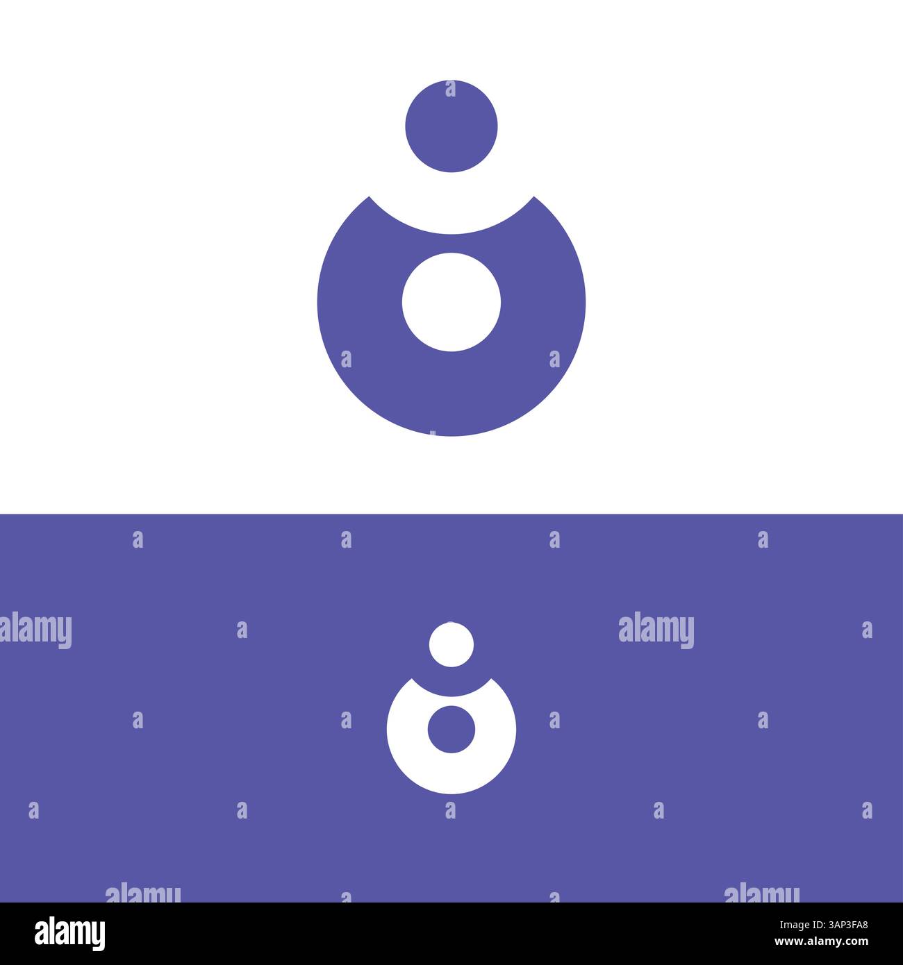 Design con logo Letter o di stile moderno Illustrazione Vettoriale