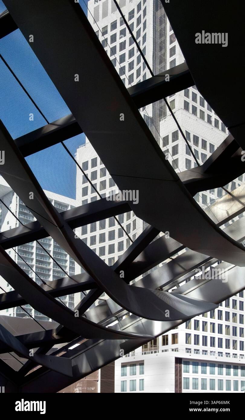 Edificio moderno con dettagli Foto Stock