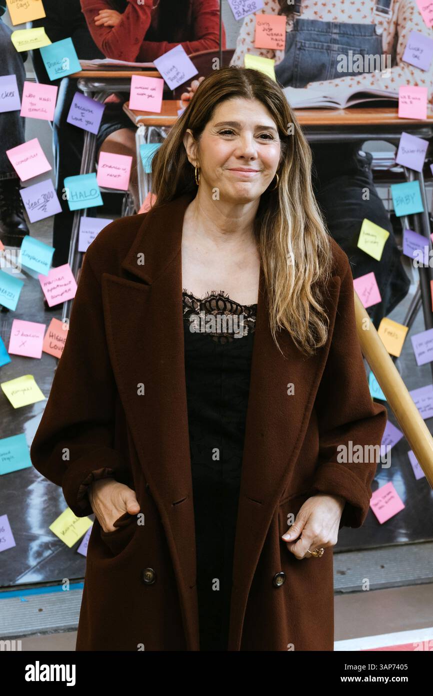 14 aprile 2025, New York, New York, Stati Uniti: Marisa Tomei partecipa a "John Proctor is the Villain" Broadway Opening Night al Booth Theatre di New York. Dinara Khairova/Photo Image Press/Zuma Press 14 aprile 2025 (Credit Image: © Photo Image Press via ZUMA Press Wire) SOLO PER USO EDITORIALE! Non per USO commerciale! Foto Stock