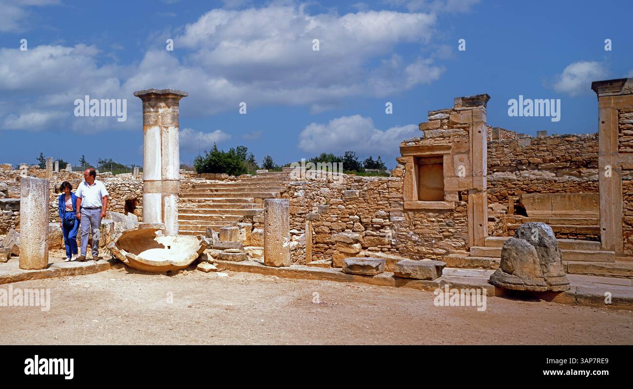 Santuario di Apollo Hylates, Kourion, Cipro (parte greca) Foto Stock
