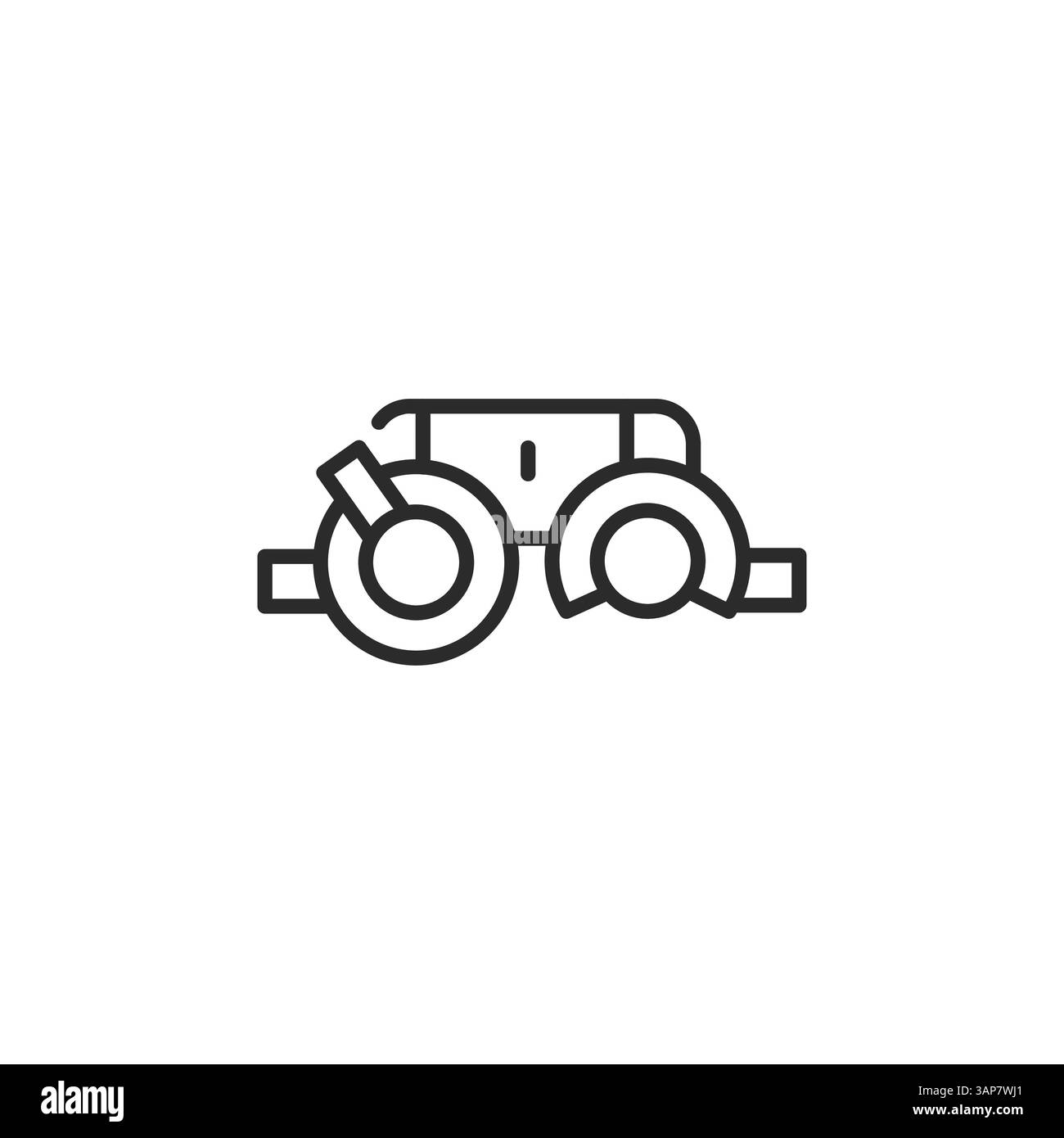 Icona esame oculare Illustrazione Vettoriale