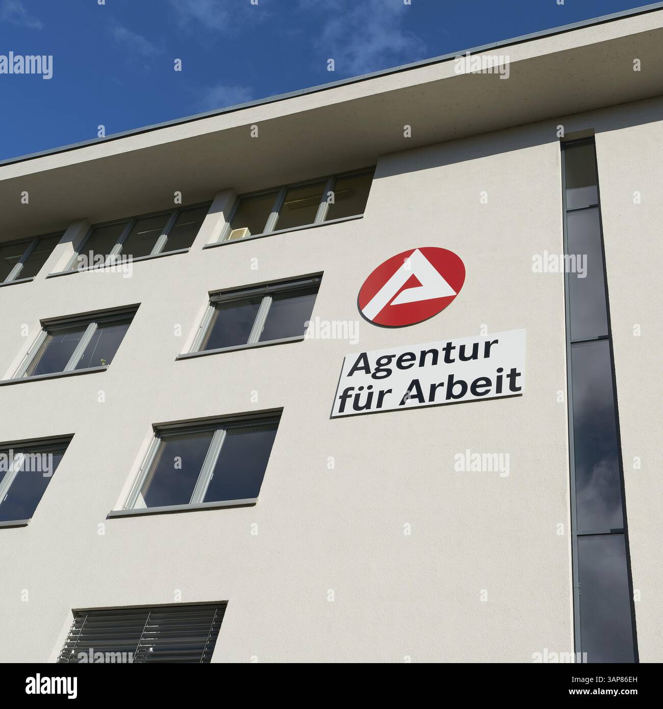 Agenzia del lavoro a Magdeburgo in Germania Foto Stock