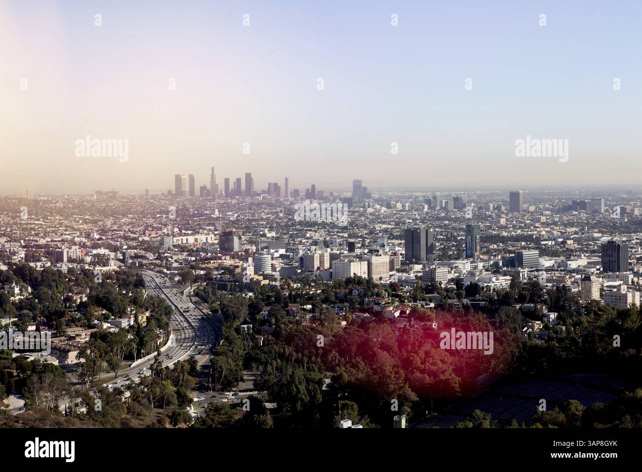 Skyline di Los Angeles Foto Stock
