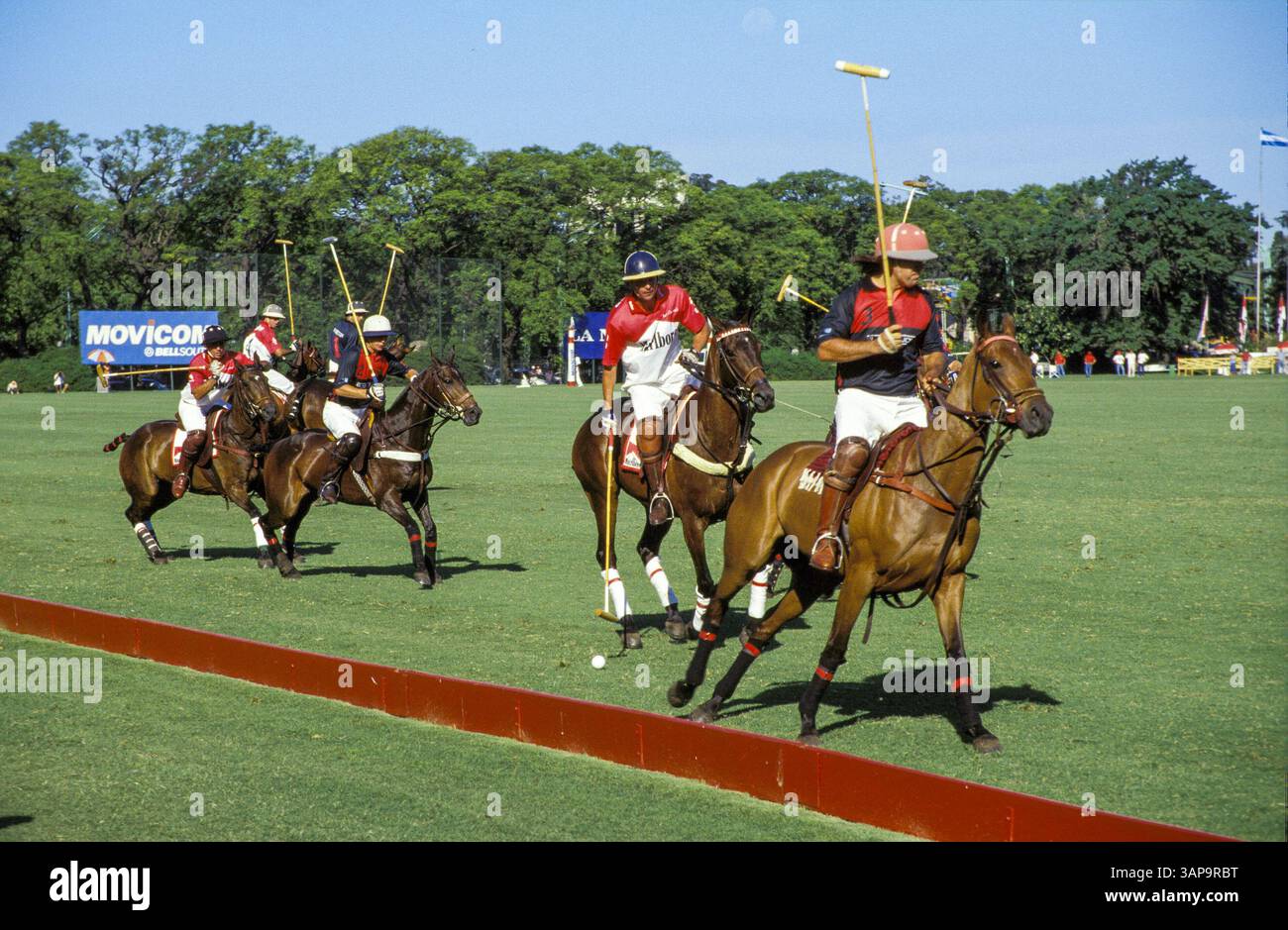 L'Argentina, il campo Argentino del Polo, popolarmente noto come la Cattedrale di Polo, è uno stadio polivalente situato a Buenos Aires Foto Stock