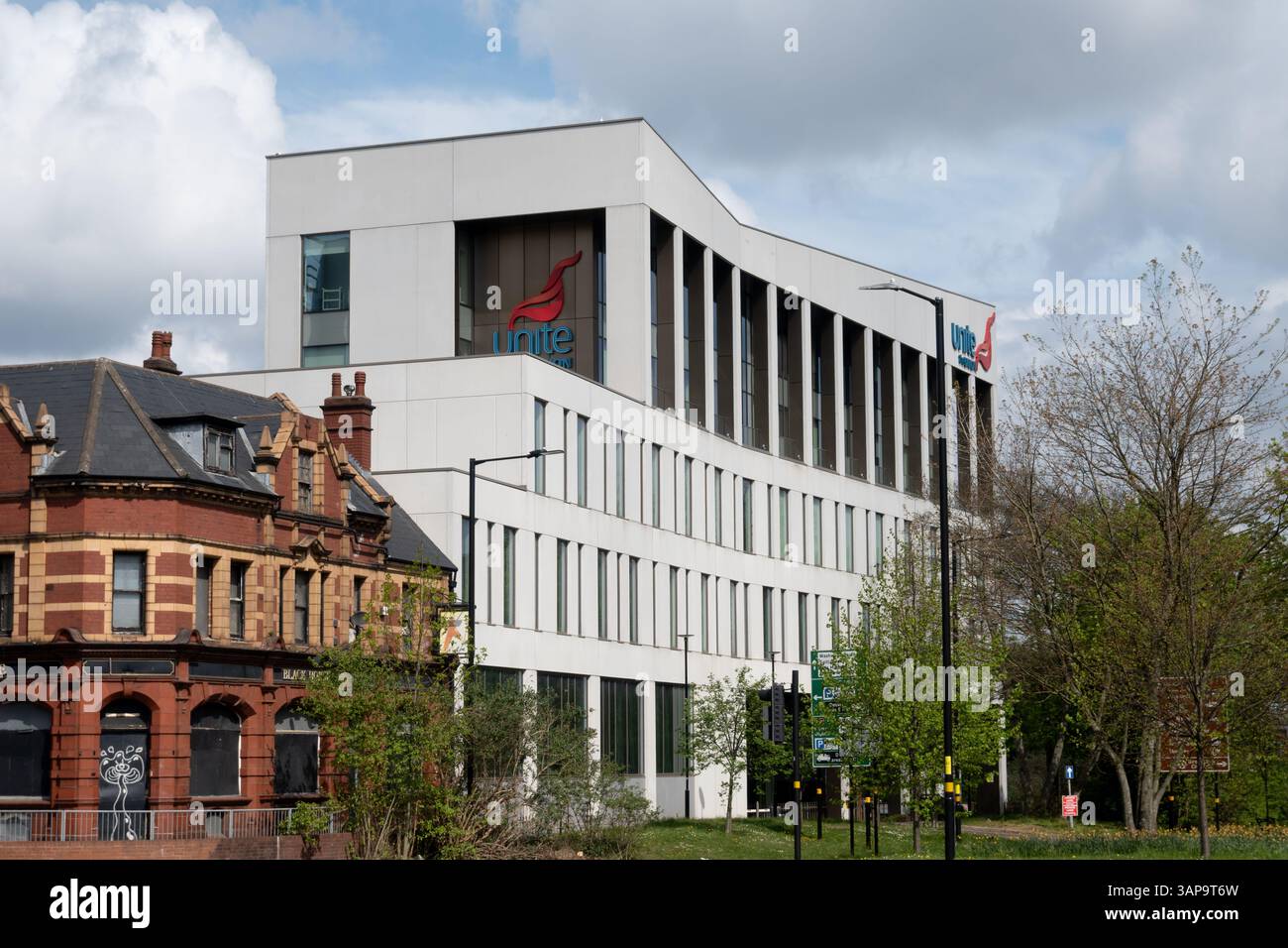 Unire l'Union Building, Birmingham, West Midlands, Inghilterra, Regno Unito Foto Stock