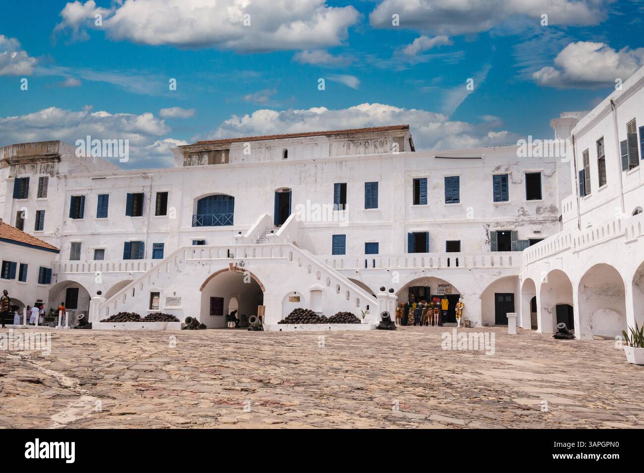 Cape Coast, Ghana. Cape Coast Castle, risalente al XVII secolo. Foto Stock