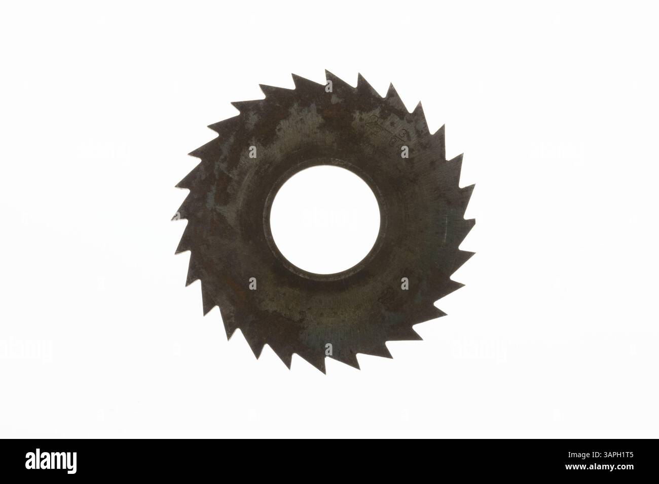 Una lama da taglio da 2,5 pollici utilizzata in un tornio da William Beattie della Beattie Manufacturing Company, St. Louis. Beattie produsse mobili a St. Louis dal 1890 al 1917 circa. Foto Stock