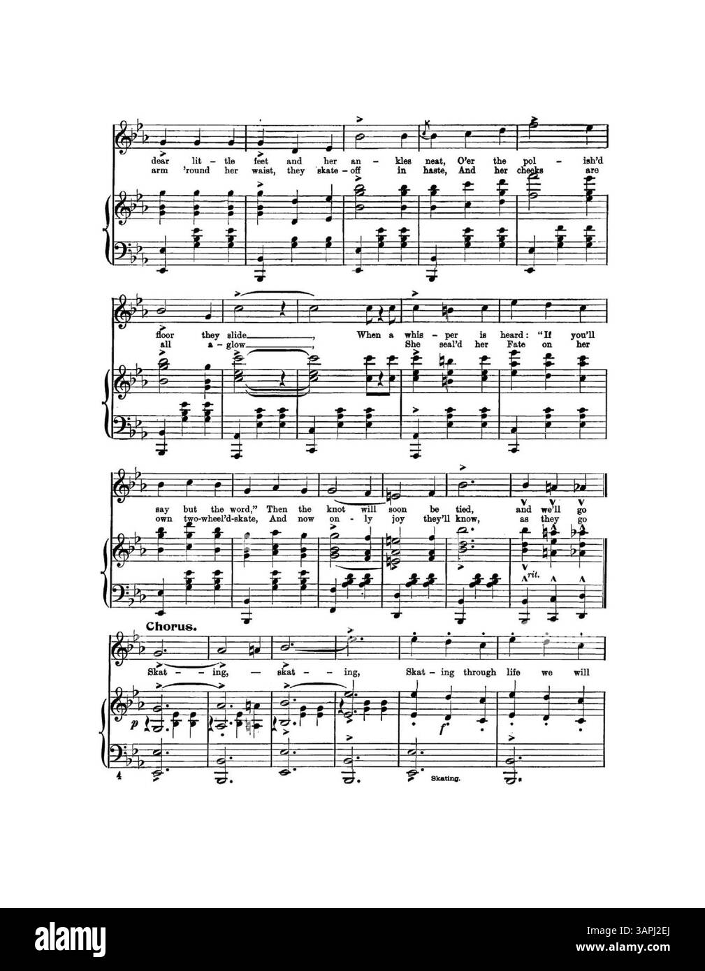 Questa pubblicazione include brani musicali da "Girlie" di F.L. Valentine e "Dear Old Hills of California", che illustrano la musica dei primi anni del XX secolo. Foto Stock