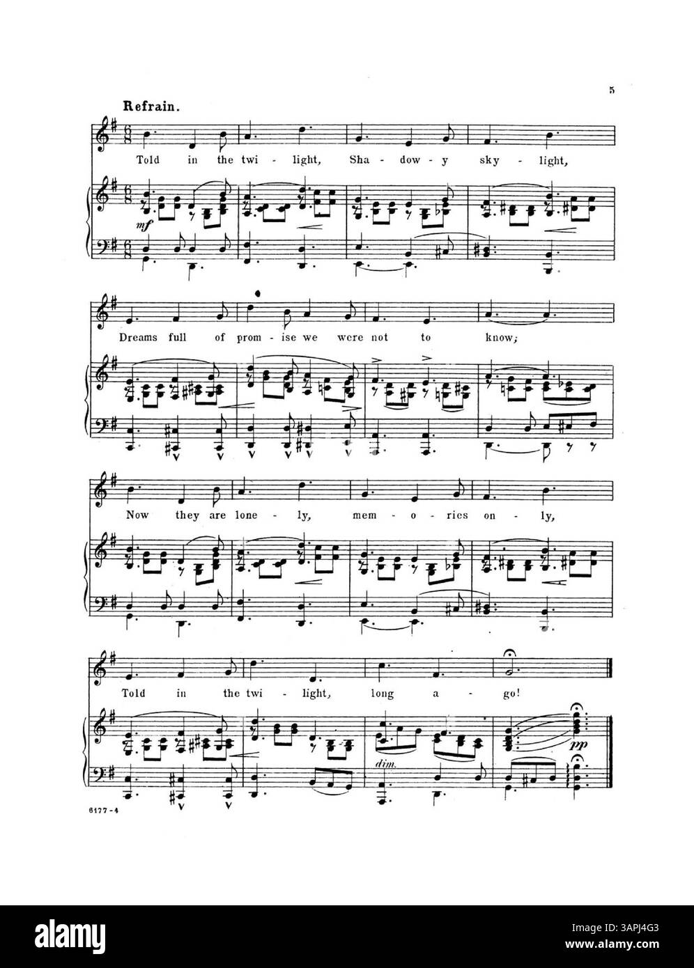 Told in the Twilight è un'opera accademica conservata dalle biblioteche dell'Università dell'Oregon, incentrata sulla musica e la letteratura. Può implicare un esame riflettente o poetico dei temi, ma le specifiche sul contenuto non sono disponibili nella descrizione. Foto Stock
